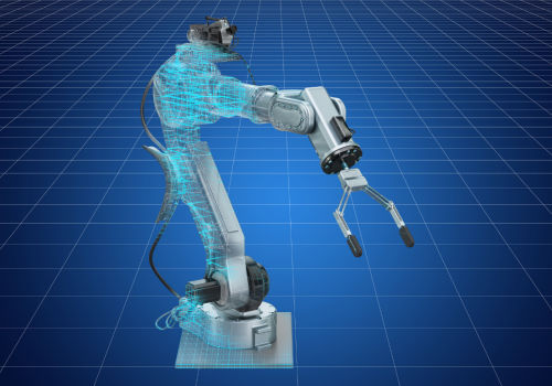 robotic station in CAD